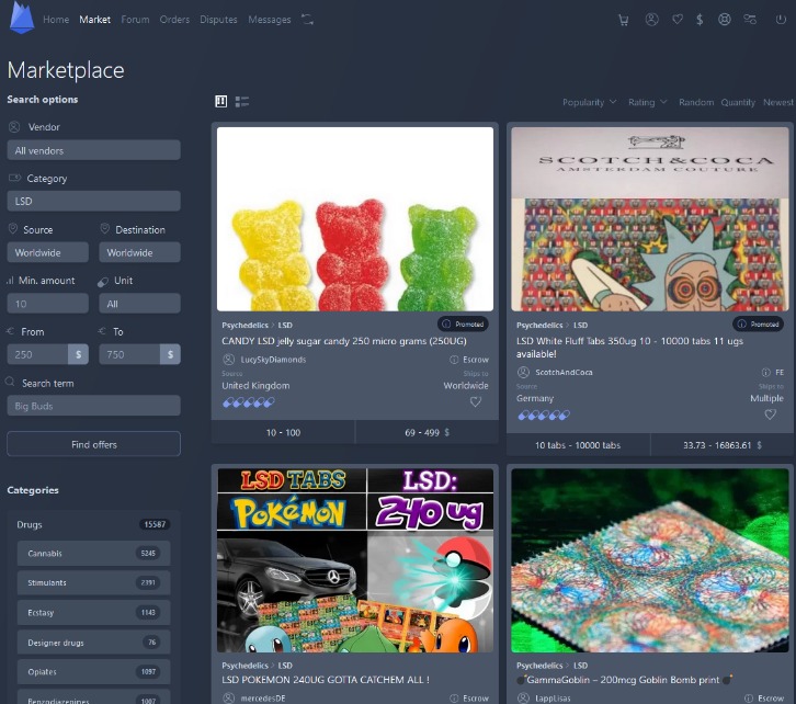 darkweb market